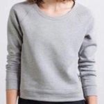 Everlane  Gray Crewneck Sweatshirt gray size medium long sleeve 90% cotton top​​​ Photo 0
