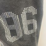 PINK - Victoria's Secret Victoria's Secret Love Pink 86 hoodie gray zippered bling rhinestone size small Photo 2