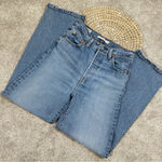 Levi's Levi’s Women’s Ribcage Straight Leg Ankle Jeans High Rise Button Fly in Blue 26 Photo 2