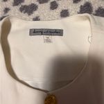 Danny & Nicole  White Long Sleeve Jacket with Black & White Dress Photo 1