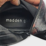 Madden Girl  Groupie Black Floral Velvet Over The Knee Platform Heel Boot Size 9 Photo 9