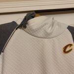 Nba Cleveland Cavaliers Layered Pullover Hoodie Small White and Gray Gameday Couture Photo 1