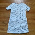 Current/Elliott Current Elliot White Floral Denim Dress Size XS Photo 8
