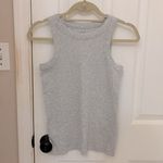 Loft  Ribbed Tank Top in Heather Grey Photo 1