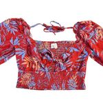 Lost + Wander 64. NWOT Still On Vacay SMOCK TOP MEDIUM / PTP:15" /LENGTH:9" Photo 6