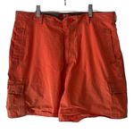 Basix Women's Size Large Orange Hiking Cargo‎ Outdoor Shorts Photo 0