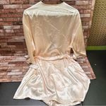 Oscar de la Renta  Pink Label Robe Shimmery gold size L Photo 2