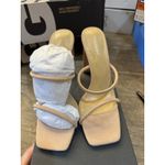 Tony Bianco Florence Skin Phoenix Leather Square Toe Sandal Heel Size 6 Photo 6