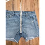 Seven7 Denim Cutoff Jean Shorts Light Wash Raw Hem Women's Size 14 NWOT Photo 6