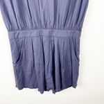 Anthropologie Pins & Needles V-Neck Lace Shoulder Side Pockets Romper, Size 0 Photo 6