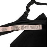 Victoria's Secret Black Wireless Bra Incredible Black Gold Logo Straps Size 32B Photo 5