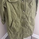 Free Assembly Olive Green Denim Dress Size 8 Photo 2