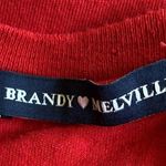 Brandy Melville crop top red small short sleeve Photo 3