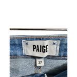 Paige Claudine darling siesta hem High Rise Flare Crop Denim Jeans size 27 Photo 3