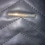 ALDO Black Quilted mini Backpack with Gold Accents Photo 6