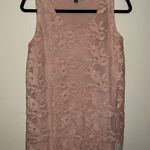 Cable & Gauge Pink Lace Patterned Top Photo 0