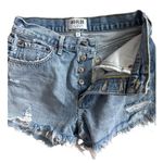 AGOLDE Parker Vintage Cut-Off Shorts in Swampmeet Button Fly Size 25 Photo 8