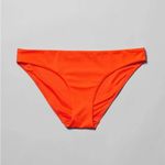 Weekday NWT  Ava Swim Bottoms Orange- Size Medium Photo 1