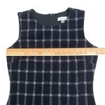 Calvin Klein Timeless Black Grid Sleeveless Stretch Sheath Pencil Dress Old Money Photo 2