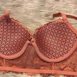 Daisy Fuentes  Pink Floral Lace Push Up Bra Photo 8