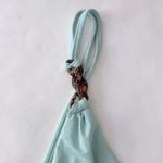 Reiss Millie Plunge Neck Swimsuit in Mint Blue US 8 / Medium Photo 8