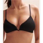 l*space NWT L*‎ Macey Bralette Bikini Top Black Sz Small $99 Photo 1