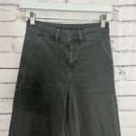 American Eagle  Baggy Wide Leg Black Pants Super High Rise Women’s 000 Retro Y2K Photo 4