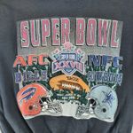 VTG Buffalo Bills Cowboys Super Bowl Crewneck Sz L Distressed Black Lightweight Size L Photo 1