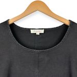 Two by Vince Camuto | XL | Black Wash Stretch Denim Released Hem Shift Dress Photo 4