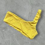 Beach Bunny  Ribbed One Shoulder Gold‎ Bathing Suit Top Photo 1