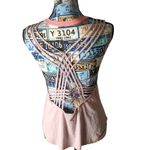 Free People  Halter Strappy Back Tank Size Small Photo 3