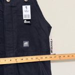 Berne Workwear Insulated Bib Overall Black Canvas Womens Medium Tall Utility Size undefined Photo 12