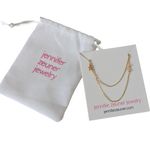 Jennifer Zeuner Jewelry Gold Plated Star Double Necklace New Photo 5