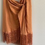 Cloud Ten Fringed Orange Wrap Skirt Size S Photo 6