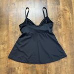 MiracleSuit Dreamsuit by Black Knotted Twist Drape Tankini Swim Top Sz 12 Photo 2