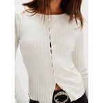 Free People  Tilly Long Sleeve Top in Ivory X-Small New Womens Photo 14