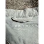 Outdoor Voices  Colorblock Fleece Jacket Button Up Teddy Bear Coat M Beige Pink Photo 3