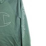 Champion Womens Sz M Sweatshirt Jersey Hoodie Athletics Logo Sleeve Spellout Photo 3