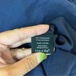 Line and Dot  Desi Off the Shoulder Dress in Navy NWT Small Photo 7