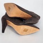 IRO  Gray Suede Pointy Toe High-Low Booties Women's Size 36 (US 5.5) Photo 9