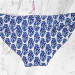Vineyard Vines  Shell Flour Fold Over Blue Bikini Swimsuit Bottom Size S Photo 2