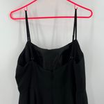 Azazie  Tayla Dress Size 14 Bridesmaid Black Chiffon V-Back Side Boning Wedding Photo 7
