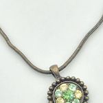 Lia Sophia Elegant Green Pendant Necklace Photo 3