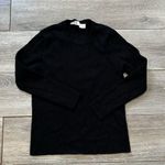 ZARA  Women’s Black Ribbed Cropped Crewneck Sweater Capsule Photo 1