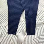 Rag and Bone  Simone‎ Snap Pant in Navy Blue Stripe Size US 14 Photo 8
