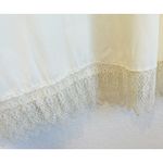 Zoe California White Dress Large with Lace Fringe Vintage 90's Photo 2