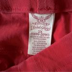 Faded Glory 👖  Red Jean Shorts XXL | Stretchy Comfy Pull-On Style 👖 ~2X Photo 5