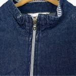Allison Daley  II Denim Jean Full Zip Vest With Striped Trim Women’s Sz 22W Photo 1