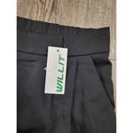 Willit NWT Black Wide Leg Flowy Pleated Front Breathable Athletic Dress Pants XL Photo 1