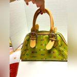 Vintage Y2K  Mini Handbag – Green Logo Print with XOXO Charms Photo 6